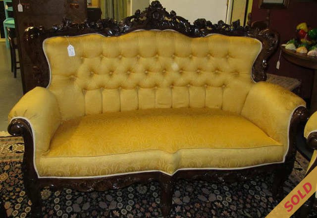 SOHO Furniture Consignment Shop Raleigh - Tufted Loveseat